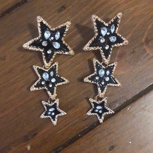 Star Hanging Earrings